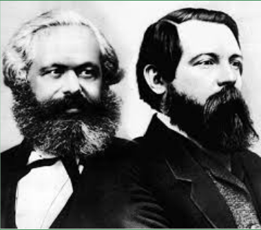 Karl Marx og Friedrich Engels